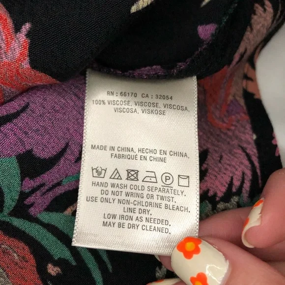 Anthropologie Maeve Bella Choker Floral Blouse Size XS - Picture 7 of 12